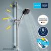 Ensemble de douche avec pommeau 2 jets, barre et flexible - GROHE Vitalio Comfort 110 26398001 - Sélection facile - Economie d'eau
