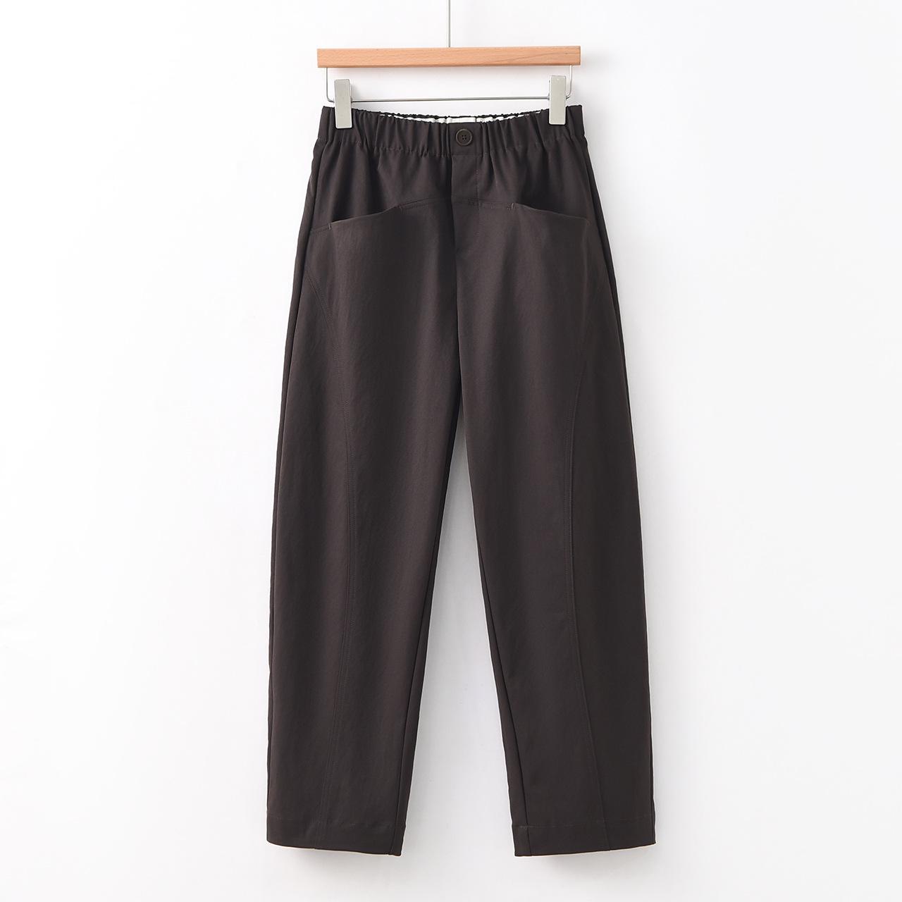 

Chic Loose Casual Pants - 2026 Spring/Summer Eco-Cotton Collection L темно-серого