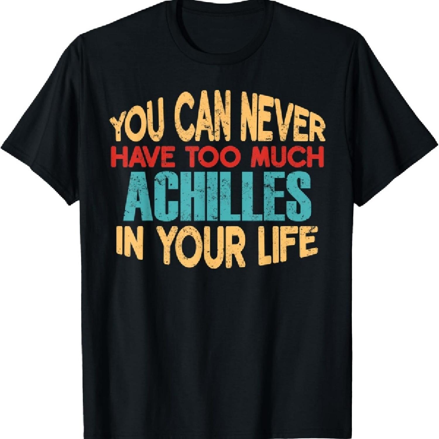 

Забавная футболка с именем Ахиллес, персонализированная, шуточная футболка с именем XXXXXL чёрный