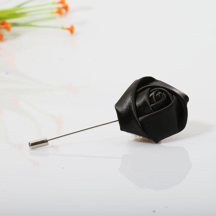 Herren Knopflochblumen für Hochzeit Bräutigam Anstecker Reversnadeln Band Rosen Blume Herrenanzug Knopfloch Anstecknadel Hochzeit Zubehör hochzeit