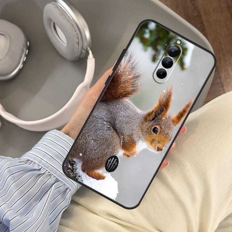 Squirrel Cute Animals Case For ZTE Nubia Red Magic 11 10 8 8S 9 9S 10S Pro Plus 6 7 6S 7S Pro 5G 6R 10 Air Cover
