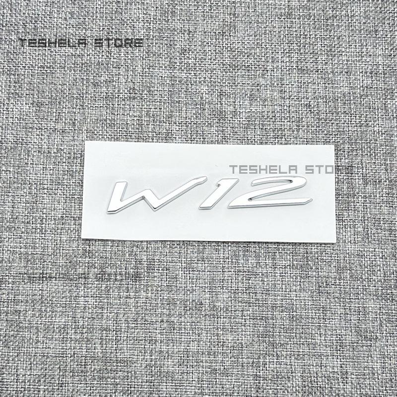 3D ABS W12 V8 V8S Emblem Car Fender Side Badge Sticker For Bentley Flying Spur Bentayga Continental GT Mulsanne Accessories