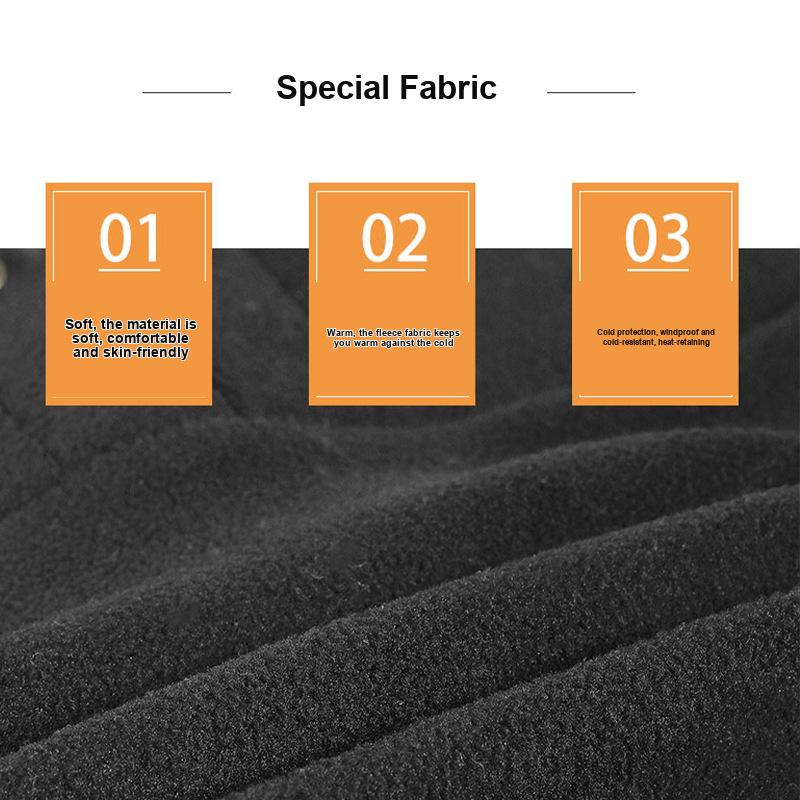 Cold Resistant Fleece Integrated Balaclava Face Mask Protective Windproof Warm Neck Gaiter for Outdoor Cycling Skiing Activities