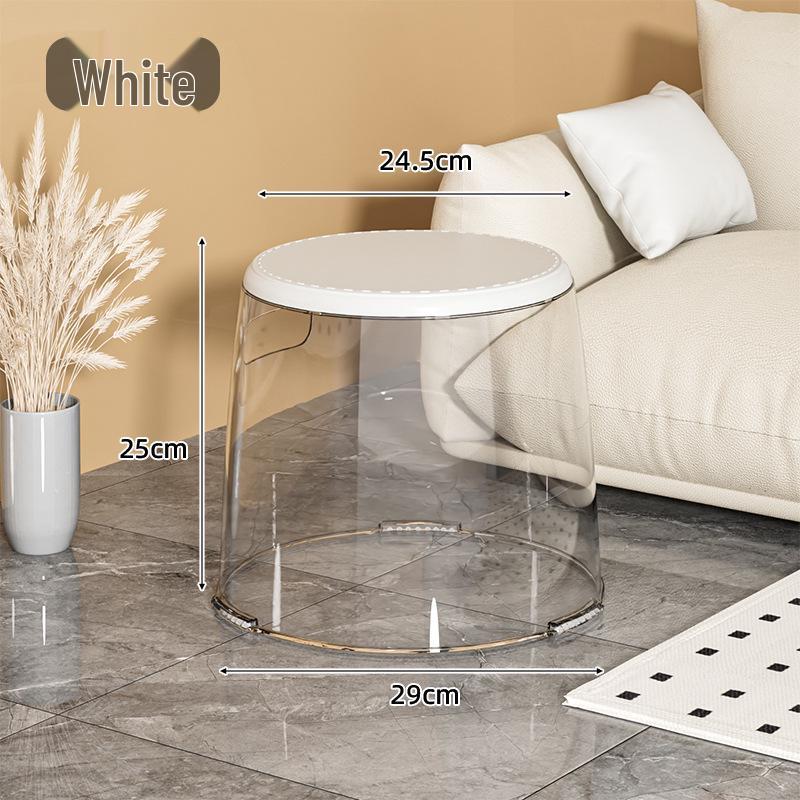 Tabouret Rond Épais pour Enfants: Banc bas antidérapant et polyvalent pour le salon, la salle de bain et plus encore.