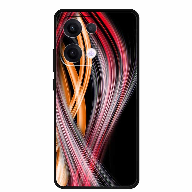 TPU Case For OPPO Reno 13 5G Phone Case Coque Shocproof Black Silicone Soft Back Cover For OPPO Reno 13 Reno13 Pro Case Funda