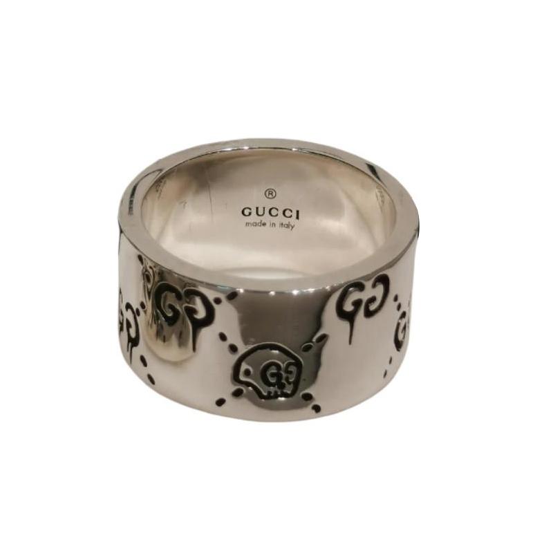 GUCCI Ghost Ring Large Unisex 455319-J8400-0701