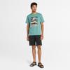 Timberland Men's Short Sleeve Graphic T-Shirt, Sea Pine, Size L, TB0A2QP8CL61