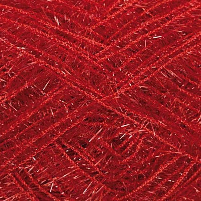 Ball of CREATIVE BUBBLE - Rico Design - Red - 100% Polyester - 50g - Crochet Hook N°4