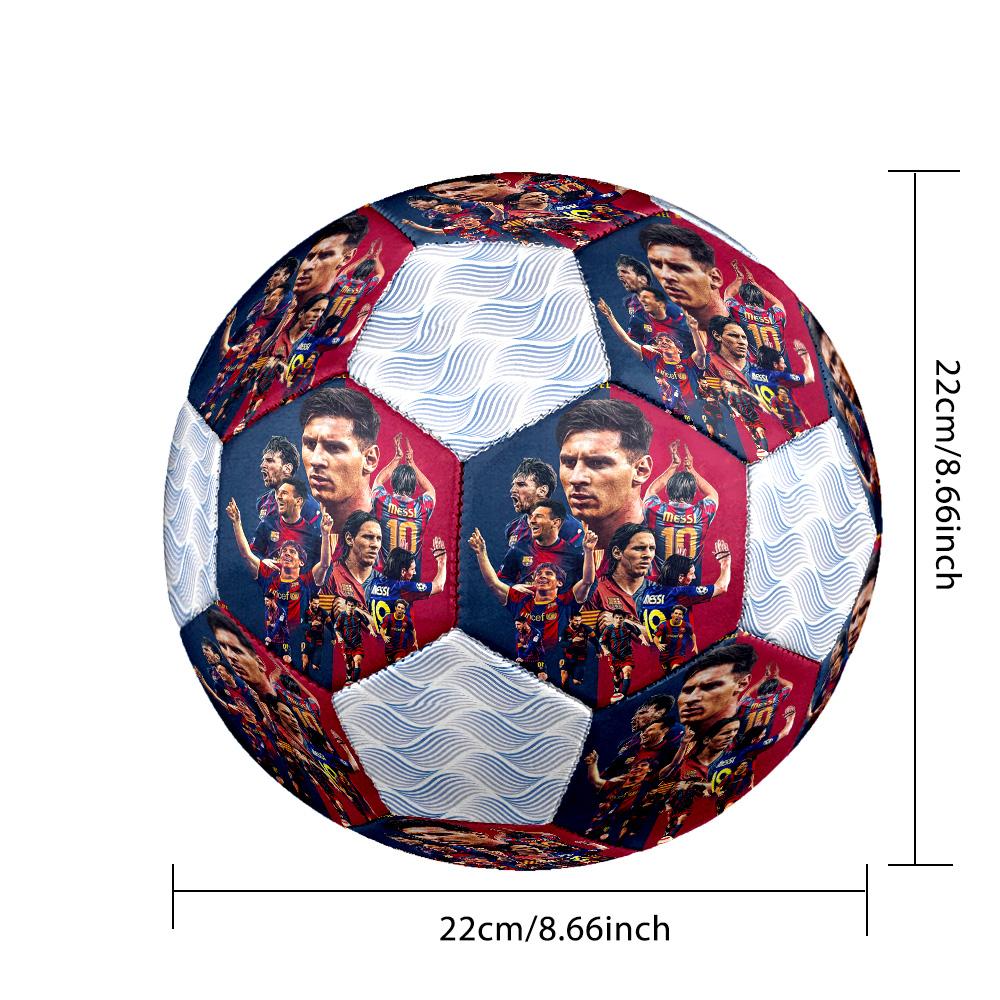 1pc World Cup football stars Football Soccer Ball Size 5 Indoor Soccer Ball Fashion Colorful Backyard Game -Great For Sports Fans Gift
