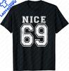 Graphic Birthday Gift NICE 69 Meme Retro Vintage Jersey Number Style Graphic TShirt Unisex Clothing Streetwear Graphic T Shirts