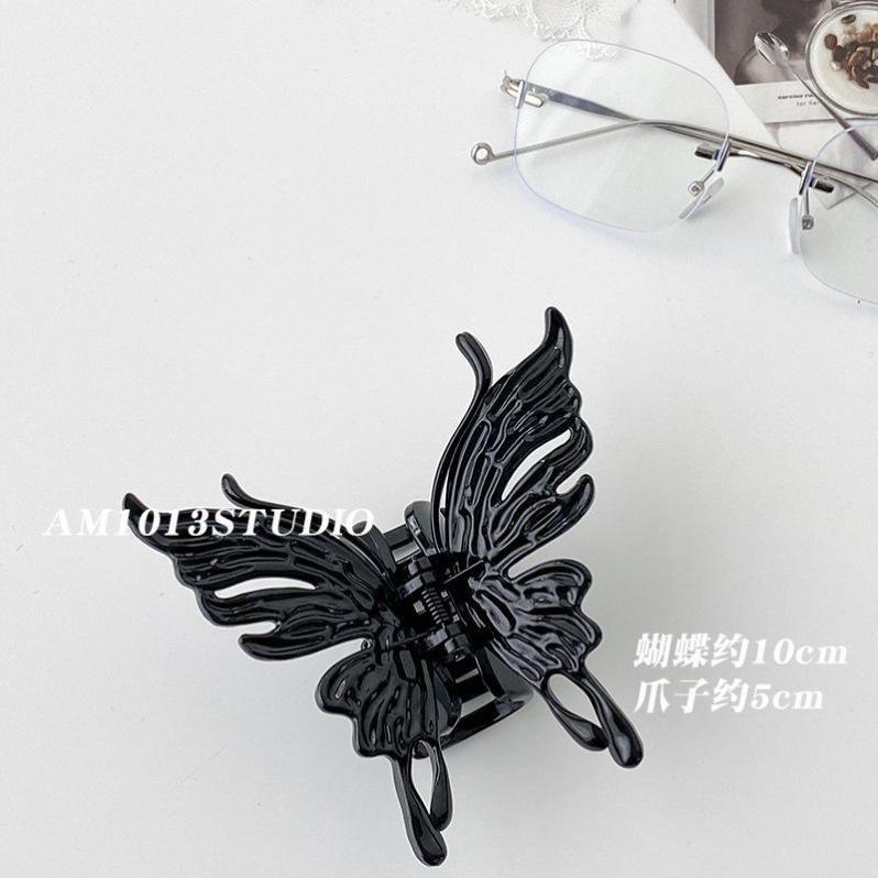 Butterfly Made Of Water Transparent Acrylic Liquid Clip Niche Design Super Fairy Temperament Hair Accessory
