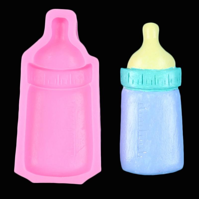 Babyflaschenförmige Silikonform Mehrzweck Backseife Bastelwerkzeug Backzubehör Für DIY-Projekte