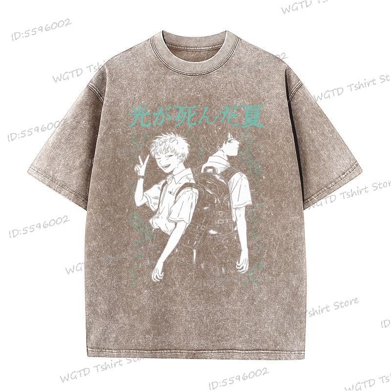 The Summer Hikaru Died Shirt Harajuku Fashion Street Cool T-Shirt Cotton Tee Men Women Anime Apparel Manga Vintage T Shirts