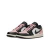 Jordan Air Jordan 1 Nízké Skateboardové Boty Odolné proti Oděru Unisex Černá Bílá Růžová 553560-081(Tým577-)