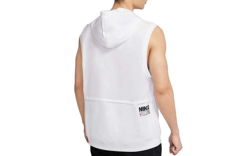 Nike Tank Tops Men's White Crew Neck Moderate Straight Fit CZ2562-100