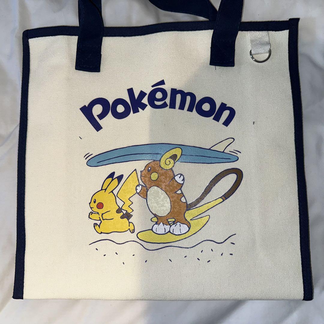

[USED] Lotteria Pokemon Tote Bag Eco Bag Raichu Pikachu Korea Exclusive