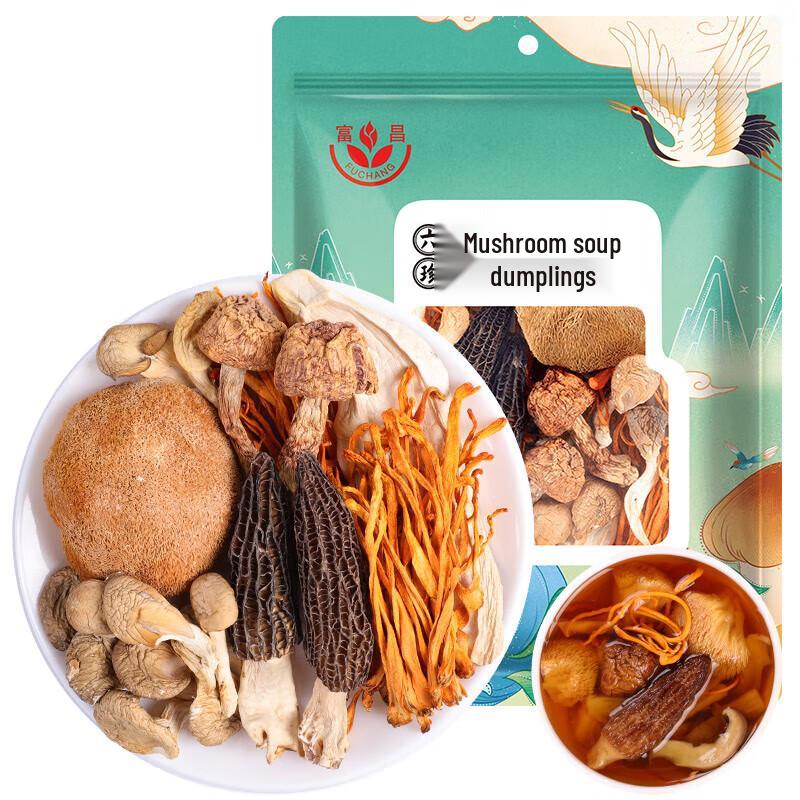 Fuchang Six Precious Dried Mushroom Soup Pack