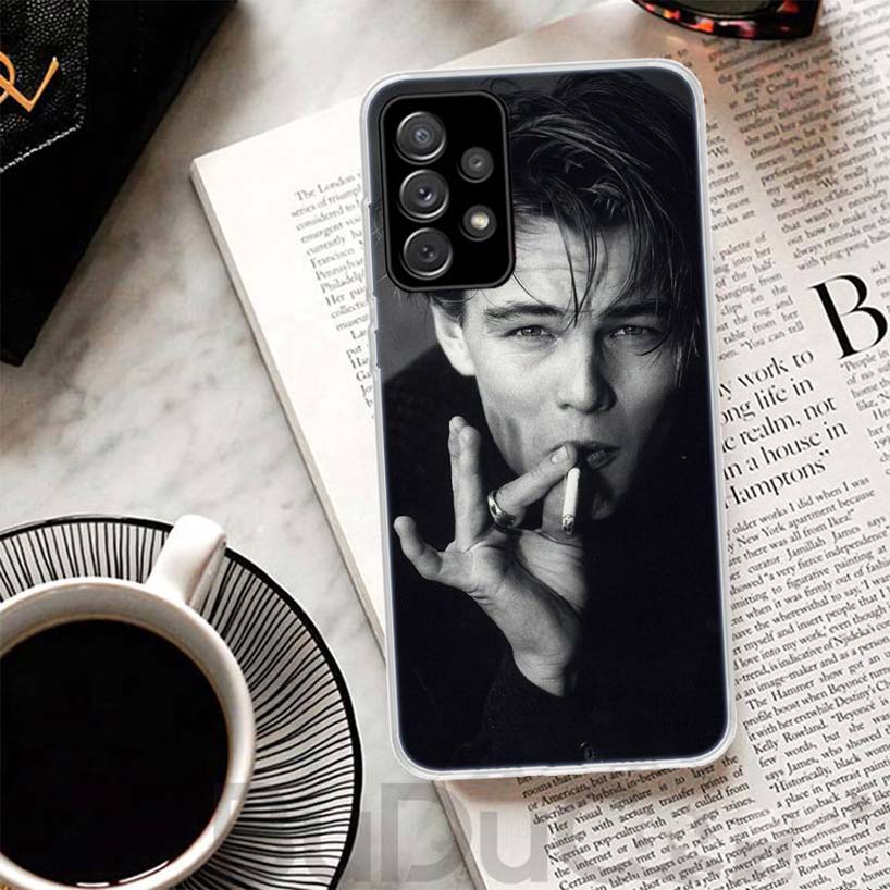 Leonardo Dicaprio Young Phone Case For Samsung Galaxy A15 A14 A54 A13 A53 A12 A52S A55 A22 A23 A24 A32 A33 A34 A25 A35 A03S A04S