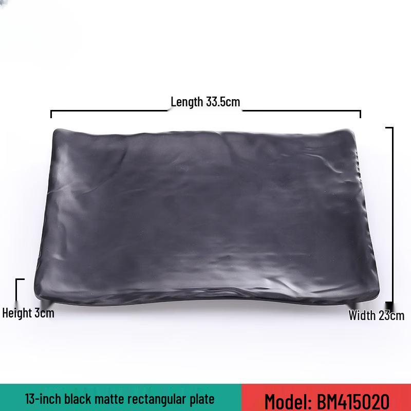 Commercial Melamine Rectangular Serving Plate