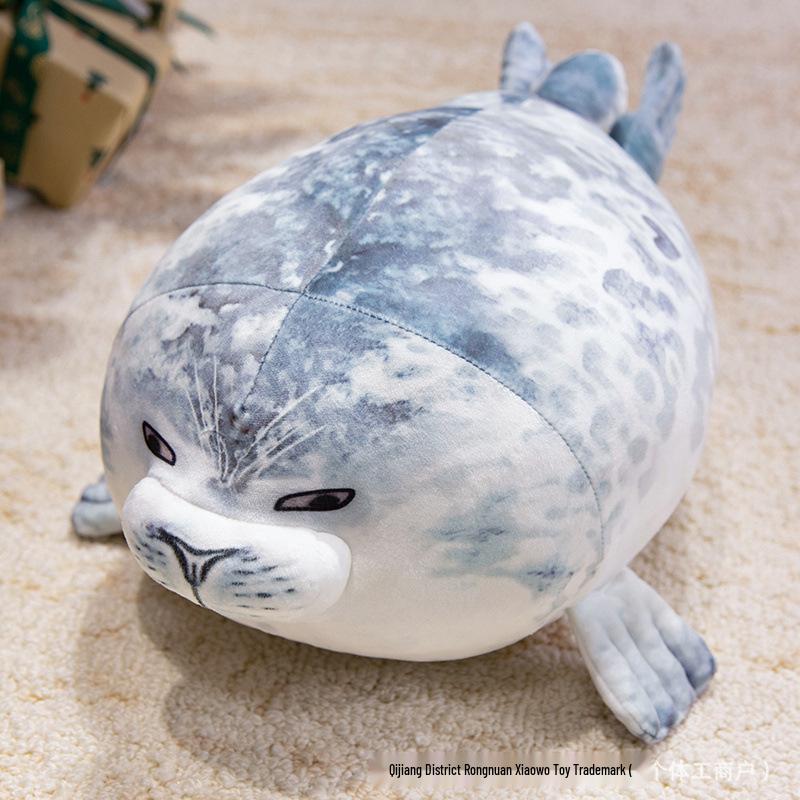 

Seal Hugging Plush Toy - Cute Marine Animal Figure for Kids 25cm [0.14Kg]