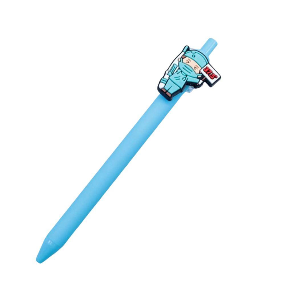 1/10PCS Random Model Gender-neutral Pen Solid Color Ballpoint Pen Cute Suit Patch Pen School
