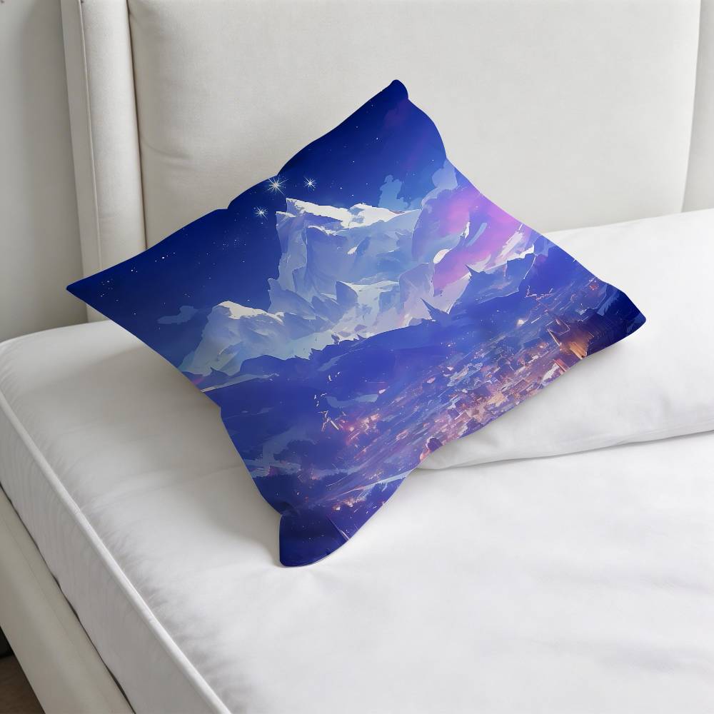 Acotar A Court of Mist Fury Printed Pillowcase Soft Polyester Pillow Cover Home Bedding Decor Print Gift No Pillow Core