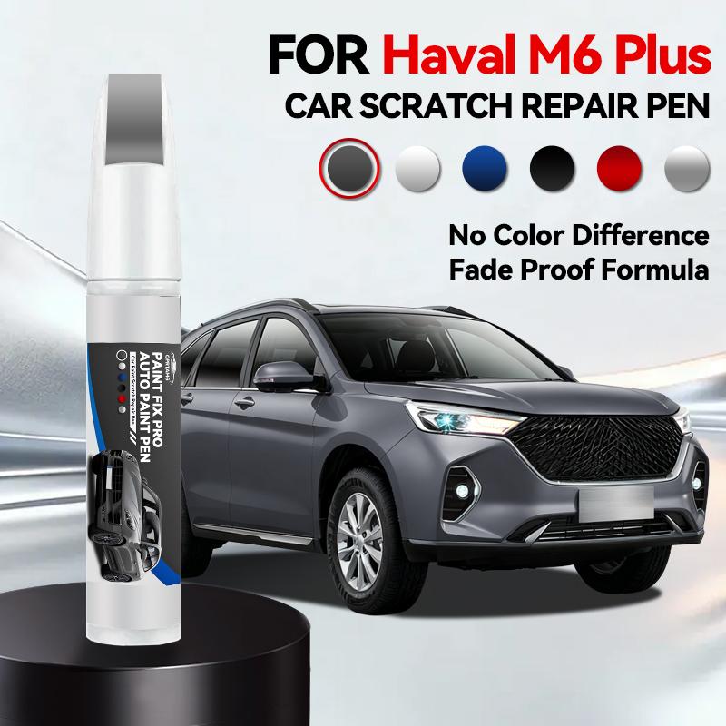 Fahrzeug zur exklusiven Nutzung Für Haval M6 Plus 1990-2026 Lackreparaturstift Ausbesserungsstift Kratzerentferner DIY Autozubehör Schwarz Weiß