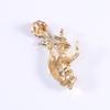 Creative Art Design Hand Holding Rose Rhinestone Brooch Hundred Towers Simple Temperament Clothing Accessories