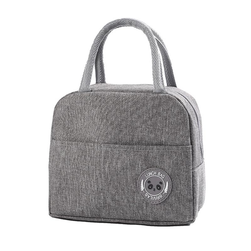 Simple Lunch Box Bag Student Bento Bag Portable Thermal Insulated Lunch Box Insulation Bento Pack Student Bento Lunch Handbag