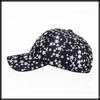 Cap with star CA694 [White Fang] pattern, sports, running, outdoor, women, men, (black)