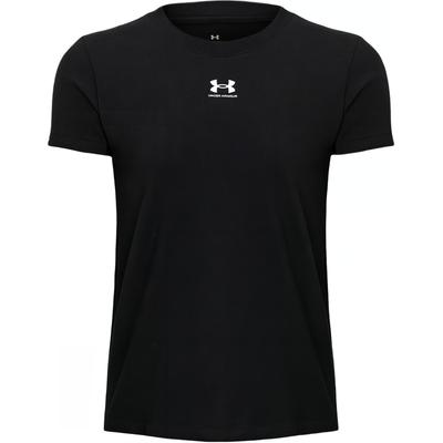 Solid Color Comfortable Crew Neck Short Sleeve T-Shirt Women Tops Black 1383683-001