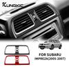 Carbon Fiber Dashboard Vent Outlet CD Frame Trim for Subaru Impreza 2005-2007 Interior Accessories