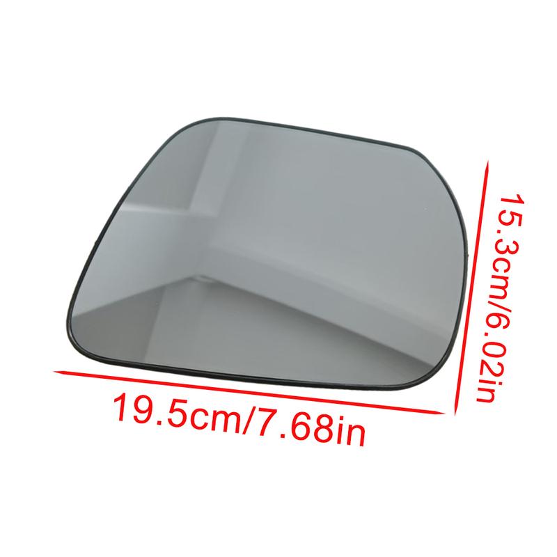 Heated Side Mirror Glass Door Wing Rearview Mirror with Base Plate for Suzuki Grand Vitara 2005-2015 8474078K30000 White Glass