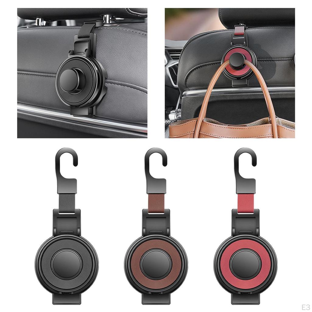 Car Back Seat Hook Backseat Organizer Cup Holder Foldable Multifunctional Phone Mount