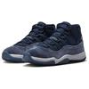 Air Jordan 11 Retro Midnight Navy Velvet Women Sneakers Blue Metallic-Silver White AR0715-441