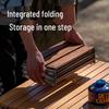 OEING Foldable Outdoor Camping Storage Rack