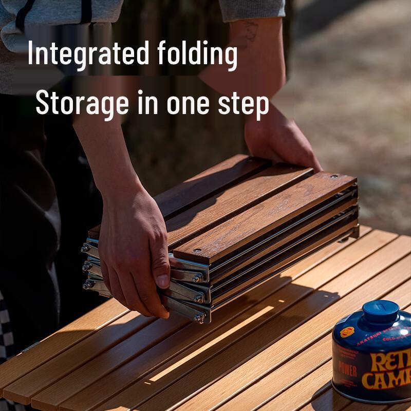 OEING Foldable Outdoor Camping Storage Rack