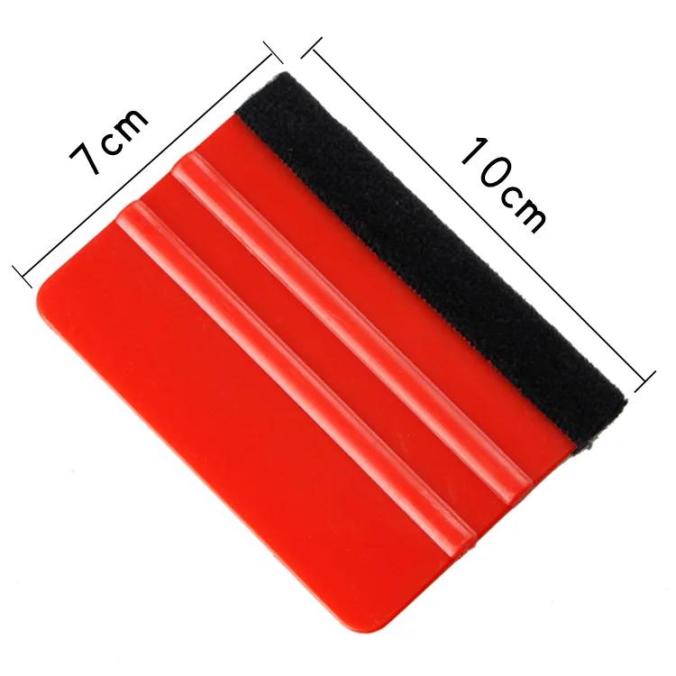 Felt Edge Squeegee Window Tinting Tool Car Vinyl Wrap Scraper Plastic Spatula Scratch Free Film DIY Squeegee Wallpaper Smoothing