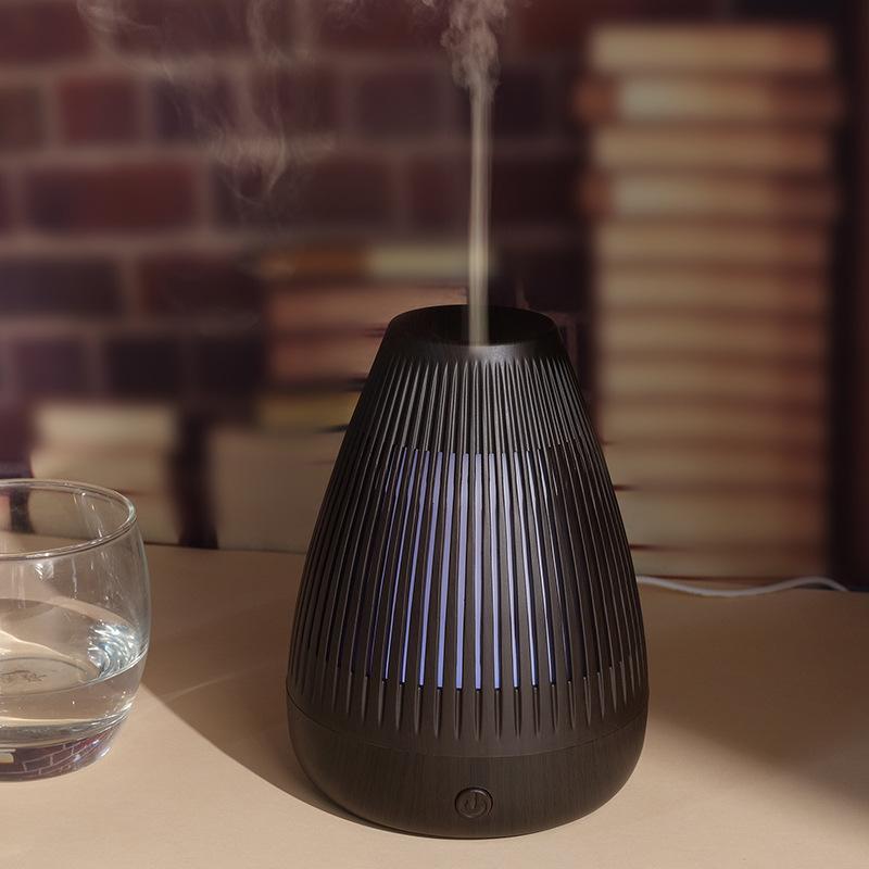 Dostępny Cichy Nawilżacz Aromaterapeutyczny o Wykończeniu Drewnopodobnym do Domu, Sypialni z Dużą Ilością Mgły
