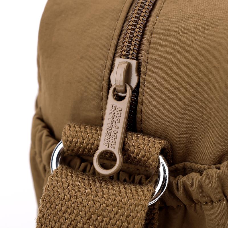 Water-repellent Nylon Bag Women's Shoulder Bag Crossbody Bag Lightweight Small Square Bag