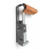 L Shape Bracket Wooden Hand Grip with Quick Release Baseplate Fit for G7X II III Silver