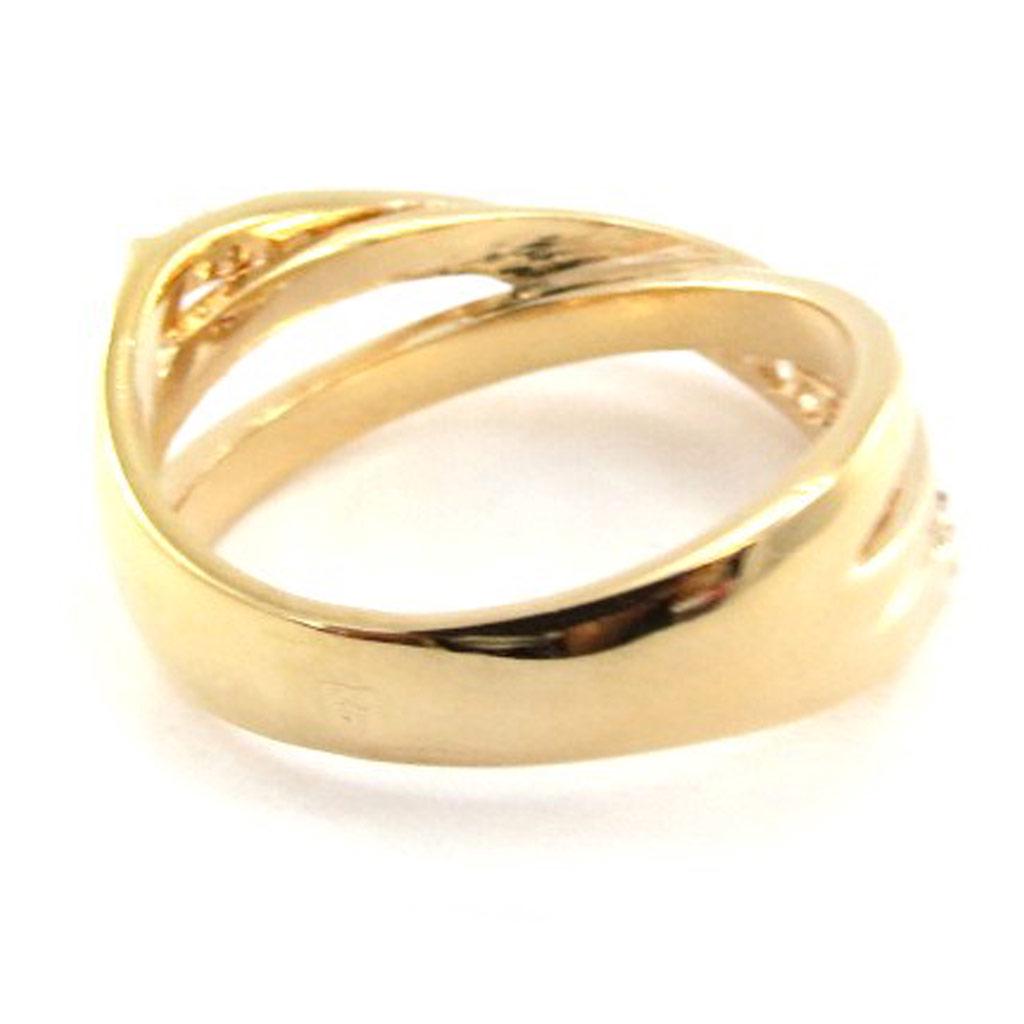 Gold Plated Ring 'Goddess' White Gold - 7 Mm