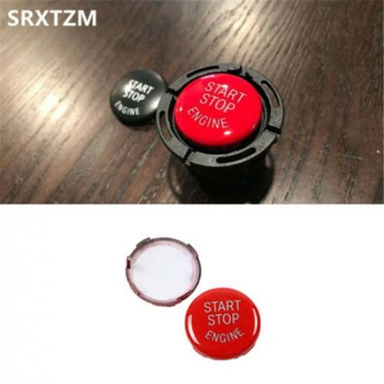 Gloss Red Start Stop Ignition Button Cover For BMW E70 E90 E92 3 Series 5 Series