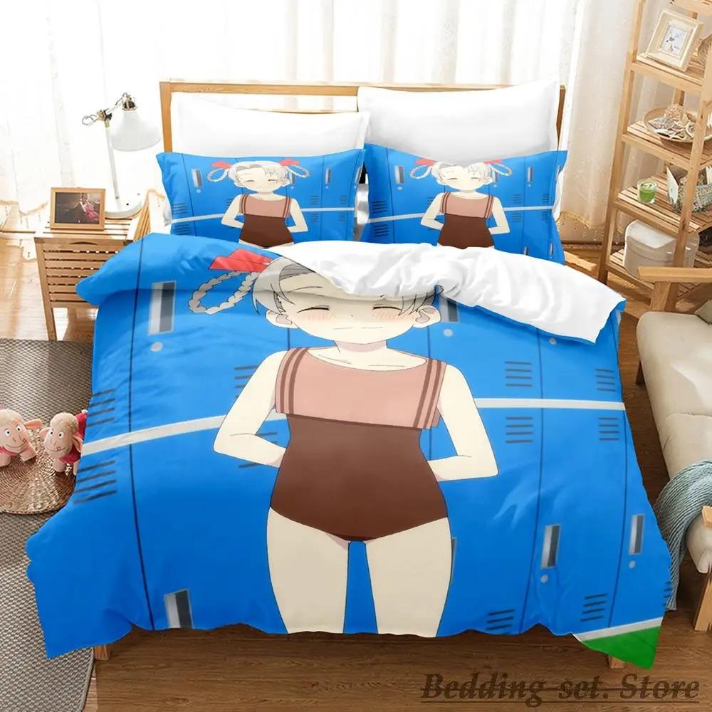 Comfortable Anime Print Bedding Set With Duvet Cover And Pillowcases Single Twin Full Queen King Sizes For All Ages