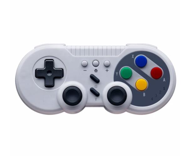 

Беспроводной геймпад для Nintendo Switch PC Windows, игровой консоли, джойстик с двойным мотором, турбо, 6-осевой вибрационный геймпад серый