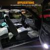 14-pc White LED Interior Light Kit Compatible with Chevrolet Chevy Silverado and GMC Sierra 1999 2000 2001 2002 2003 2004 2005 2006 Map Dome Trunk