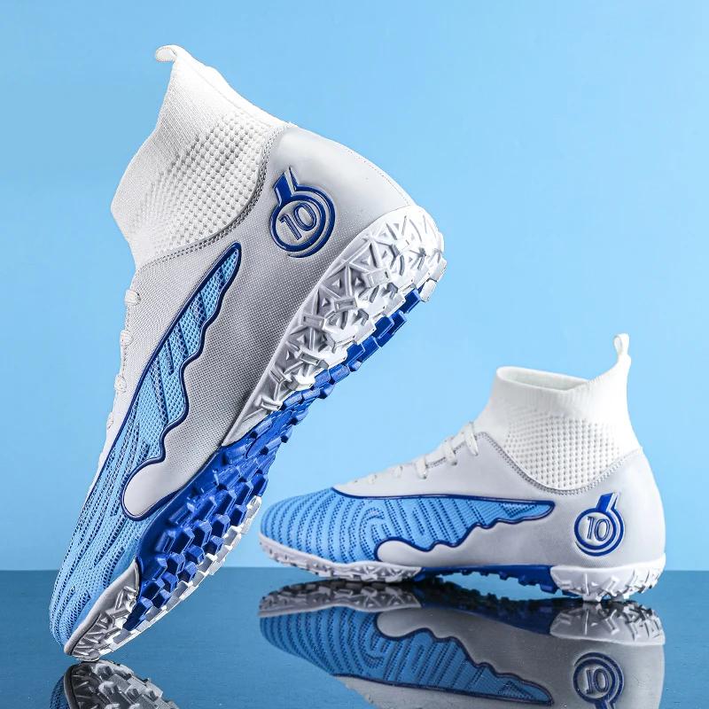 New Multi-color Optional Summer Football Men's and Women's Outdoor Football Training Shoes Lawn Long Cleats Wear and Comfortable