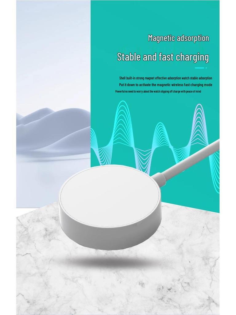 Strong Magnetic Fast Wireless Charger for Apple Watch with Type-C Cable