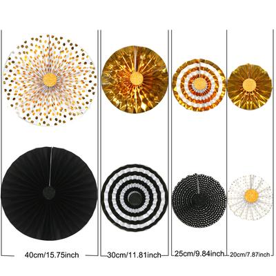 6pcs/set, 8pcs/set,Decorative Wedding DIY Wheel Tissue Paper Hanging Fans Flowers Craft For Birthday Party Wedding Baby Shower Decoration