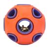 Dog Toy Ball Bite Resistant Durable Rubber Interactive Pet Food Dispensing Toy Ball with Bell Sound